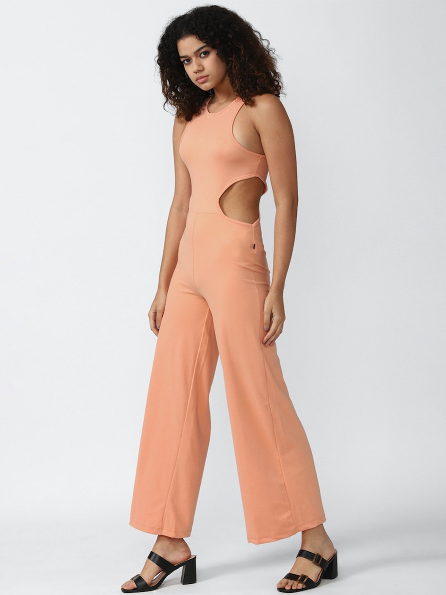 Forever 21 Peach Jumpsuit