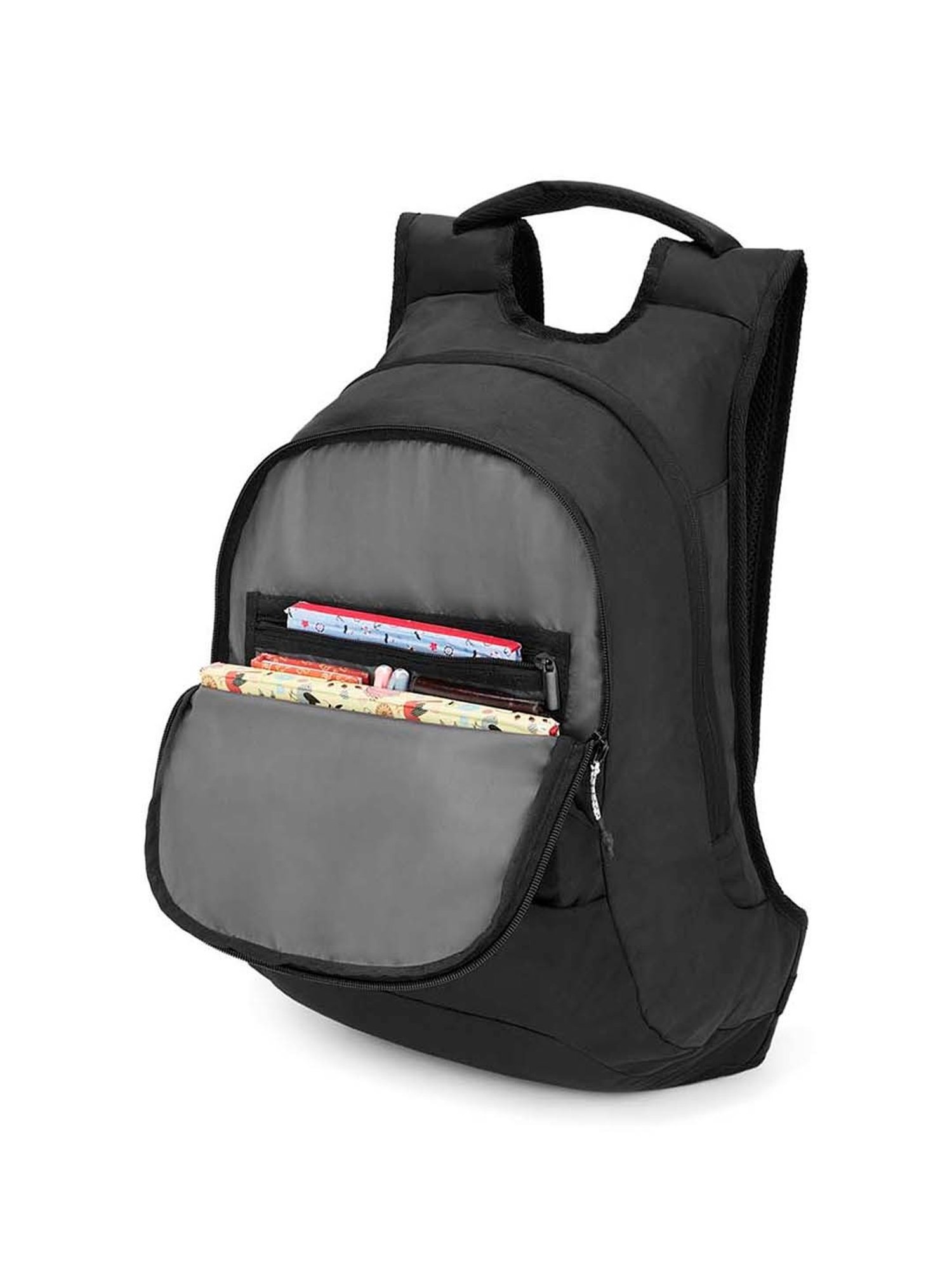 United Colors of Benetton Balsam 30 Ltrs Black Medium Laptop Backpack