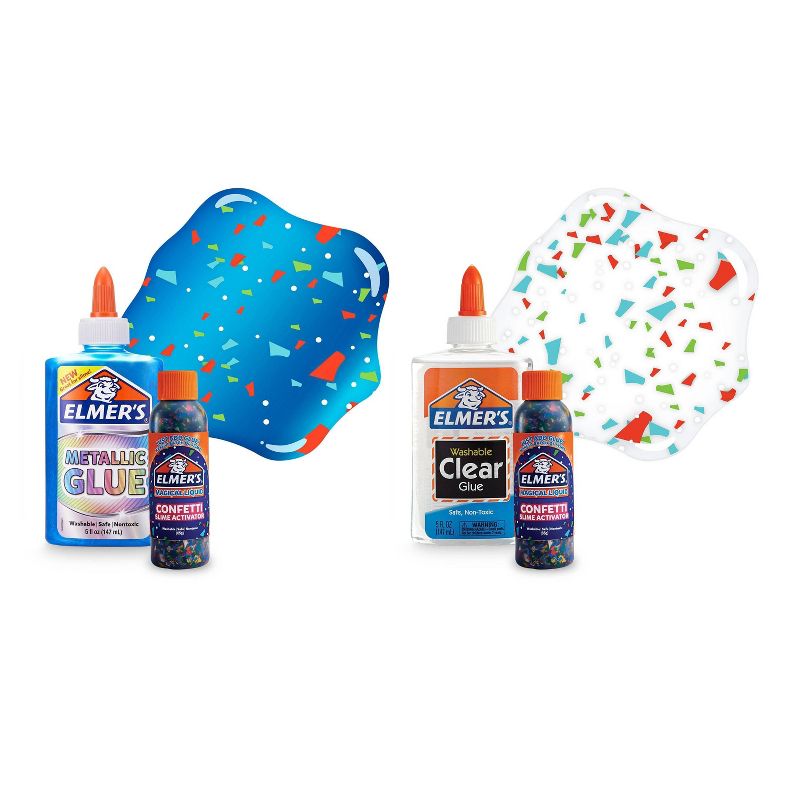 Elmer's 4pc Confetti Slime Kit