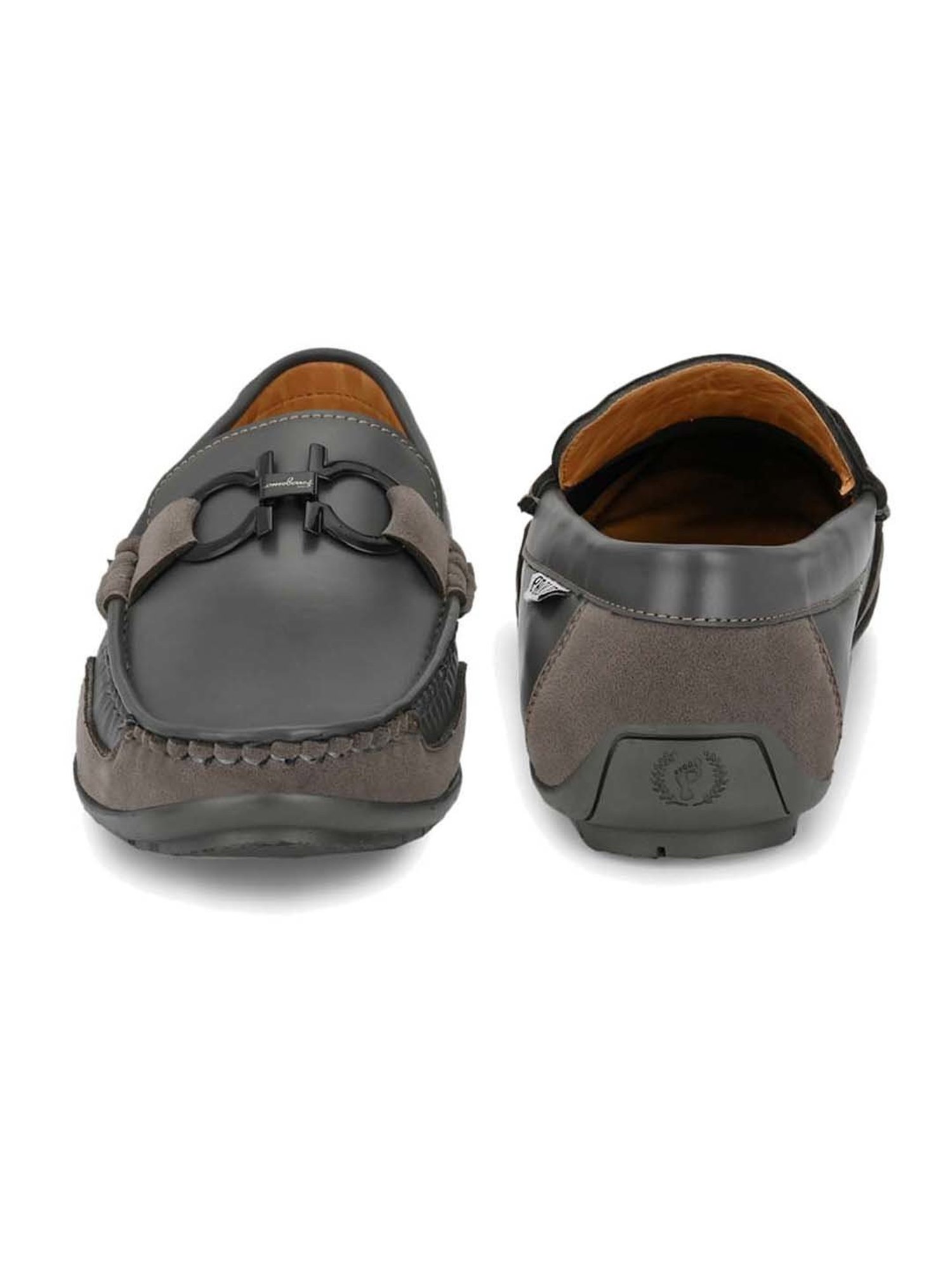 Prolific Men's Grey Casual Loafers