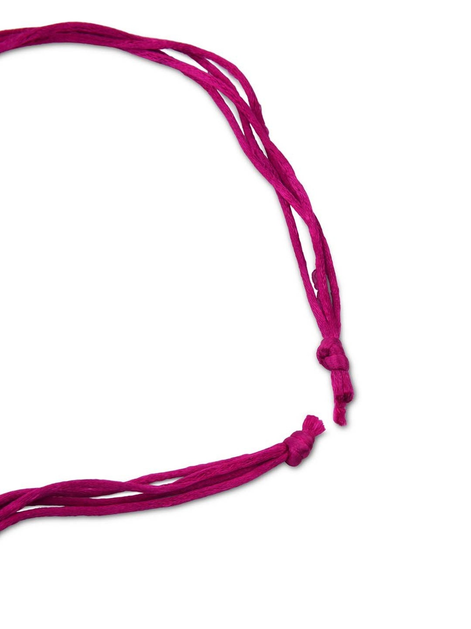 Fida Beaded Pink And Yellow Necklace