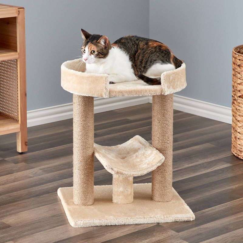 Two by Two Laurel Cat Tower - Beige