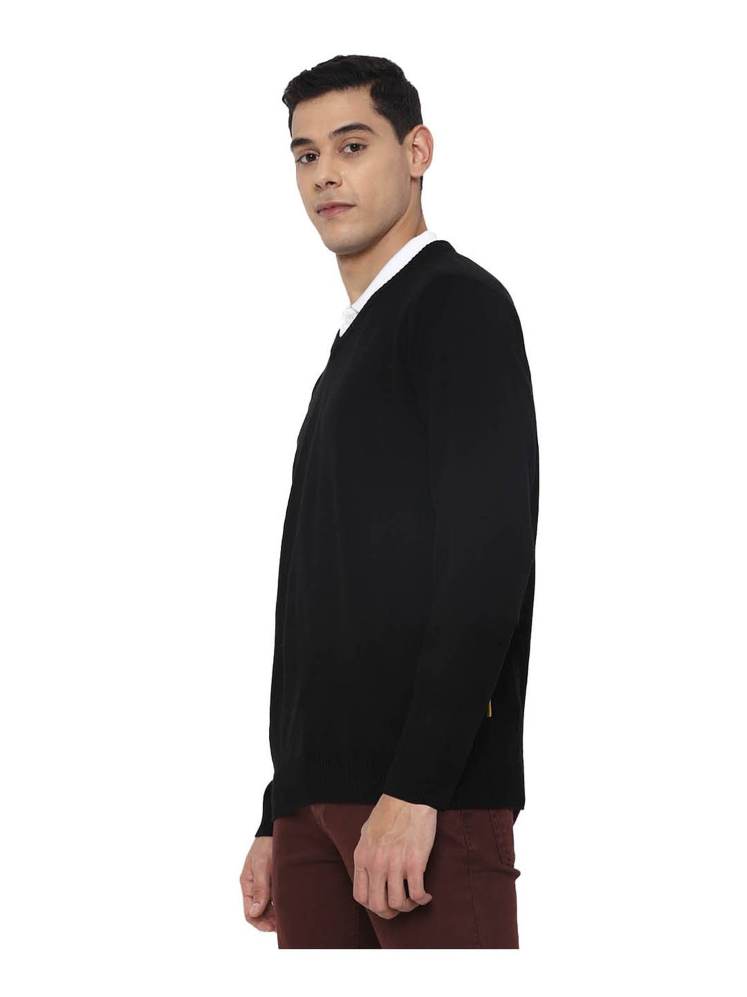 Forever 21 Black Regular Fit Sweater