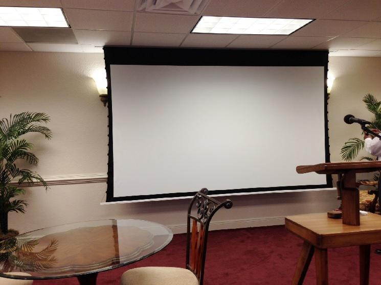 Elite Screens Evanesce Tab-Tension B ETB110HW2-E8 Electric Projection Screen - 110" - 16:9 - Ceiling Mount