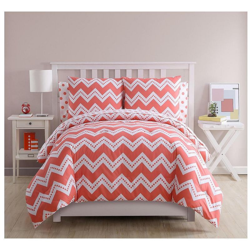 VCNY Home Leigh Bed-in-a-Bag Set - Twin - Pink