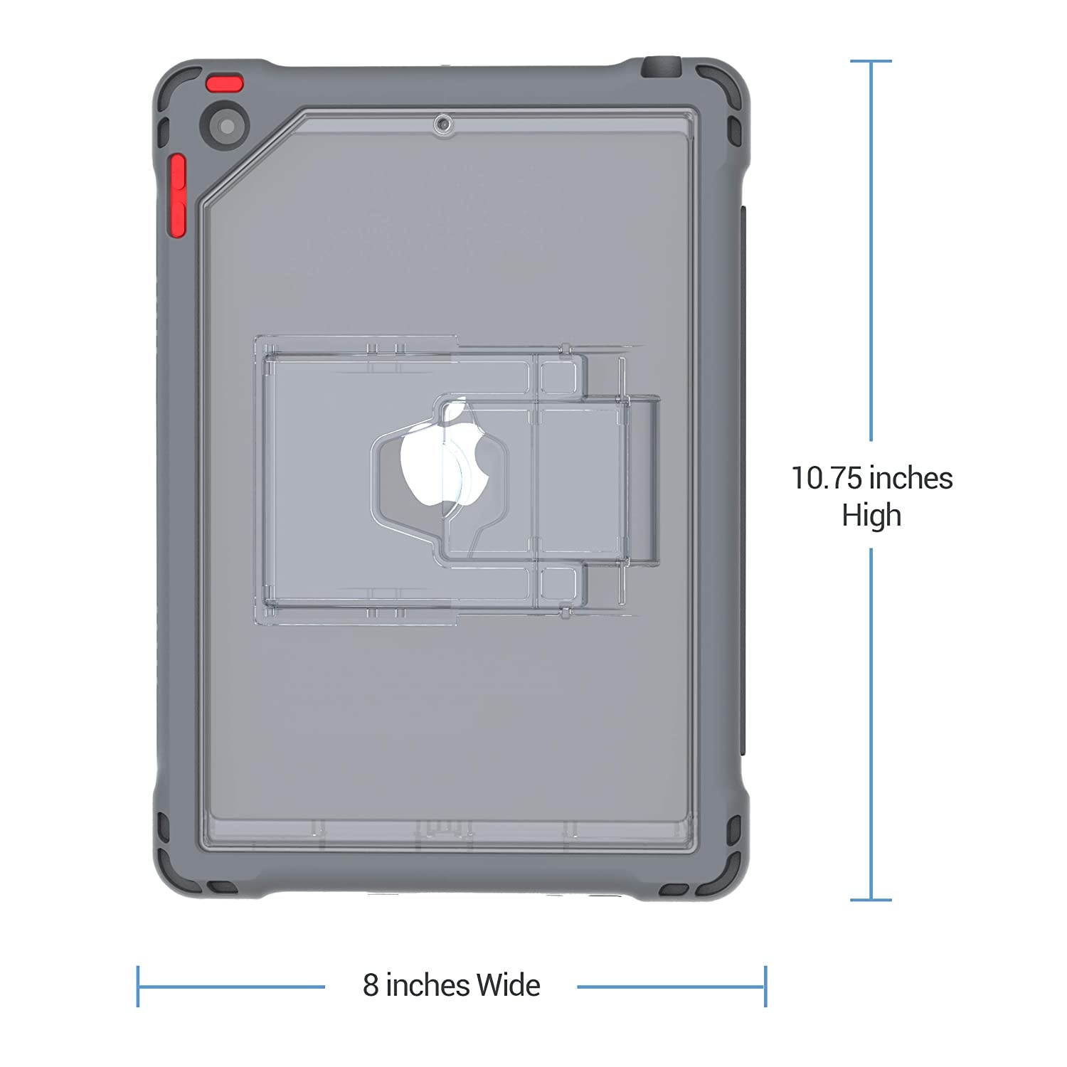 Brenthaven Edge Click-Connect Keyboard Case for Apple iPad 9.7 (5th Gen & 6th Gen) for School and Office Use - Durable, Rugged Protection with Keyboard and Stand