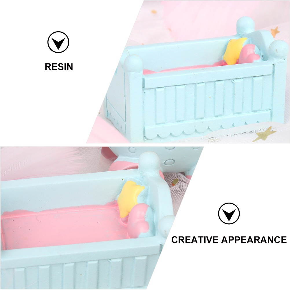 999666Newegg-reoetmall-US1 Pc Durable Mini Creative Practical Cake Topper Cake Dessert Decor Cake Adornment for Hotel Home Restaurant