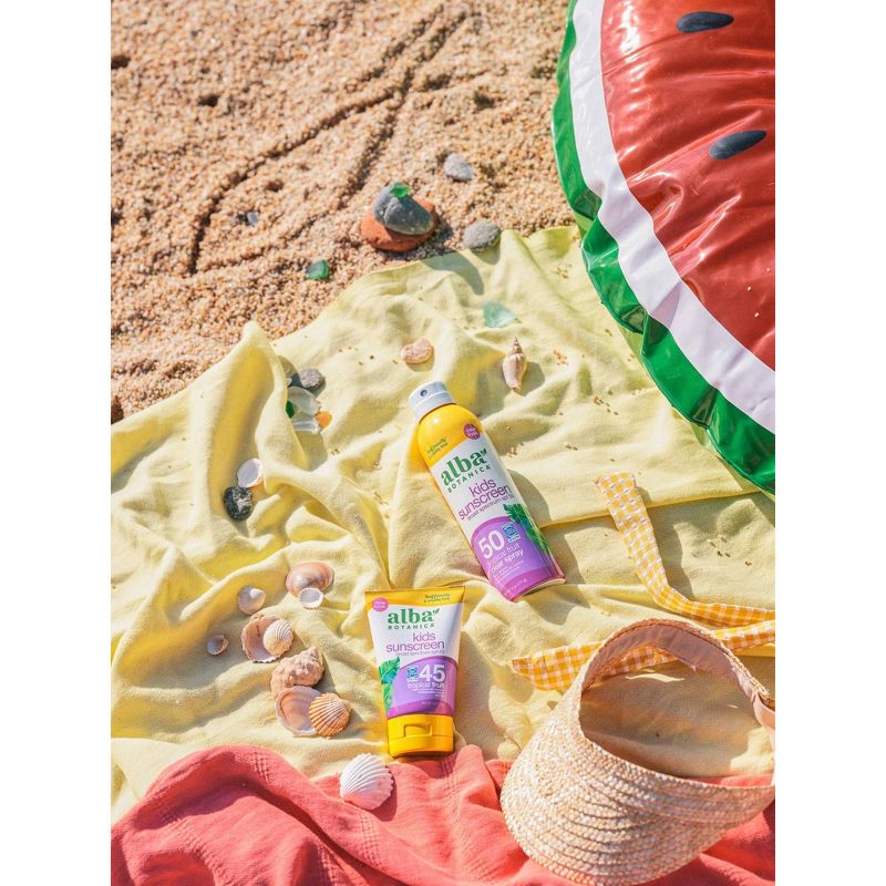 Alba Botanica Very Emollient Active Kids Clear Sunscreen Spray - SPF 50 - 6oz