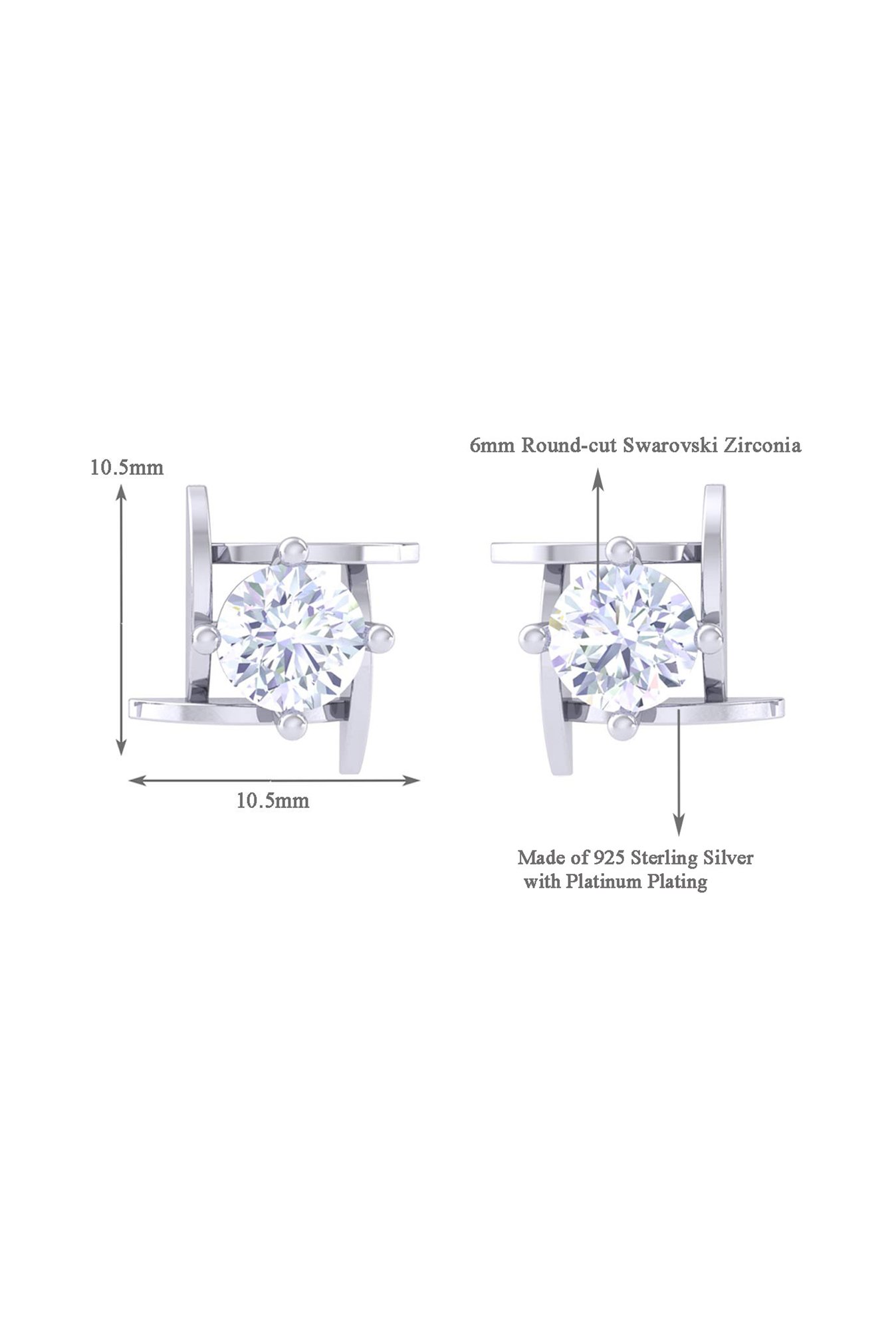 Clara Maria 92.5 Sterling Silver Earrings