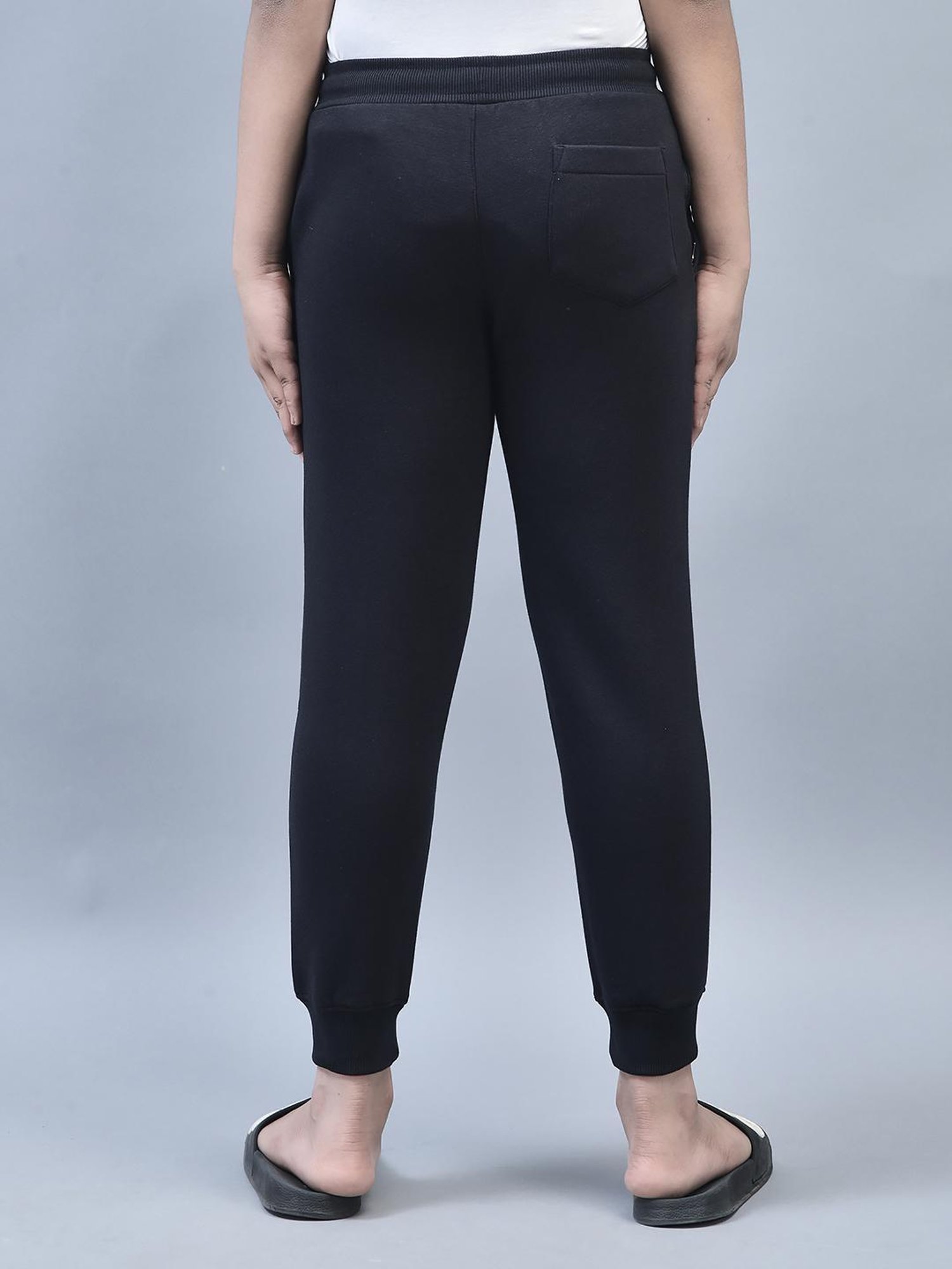 Crimsoune Club Boys Navy Solid Joggers