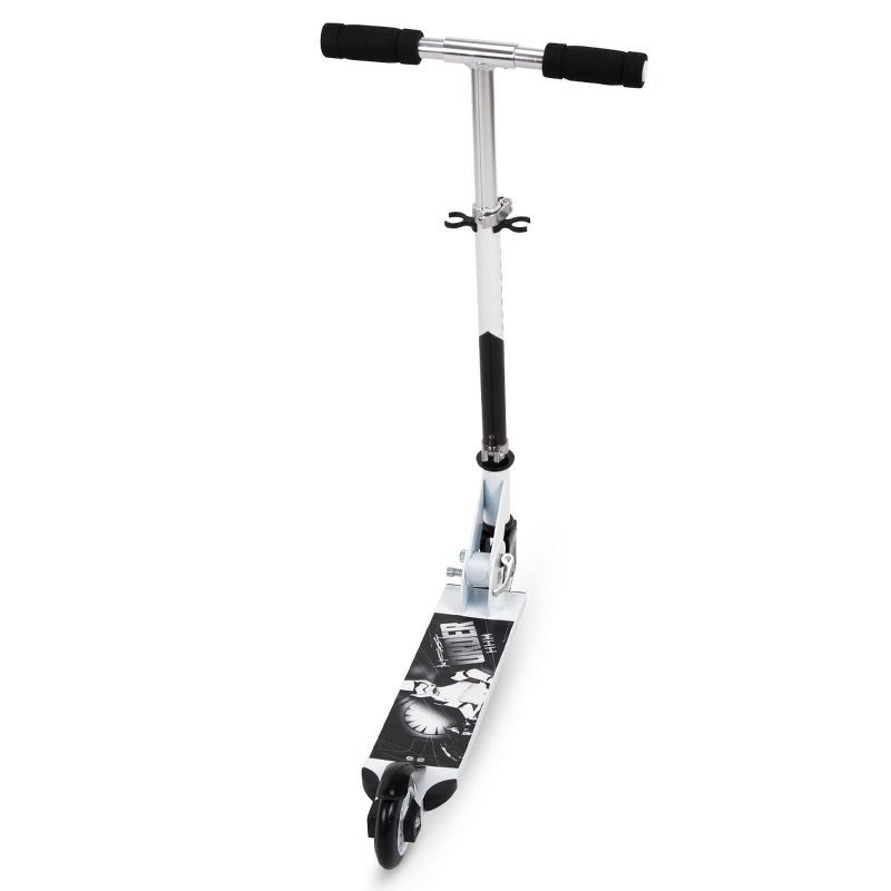 Huffy 78878 Star Wars First Order Stormtrooper Kids Folding Inline Foot Kick Scooter with Adjustable Handlebars