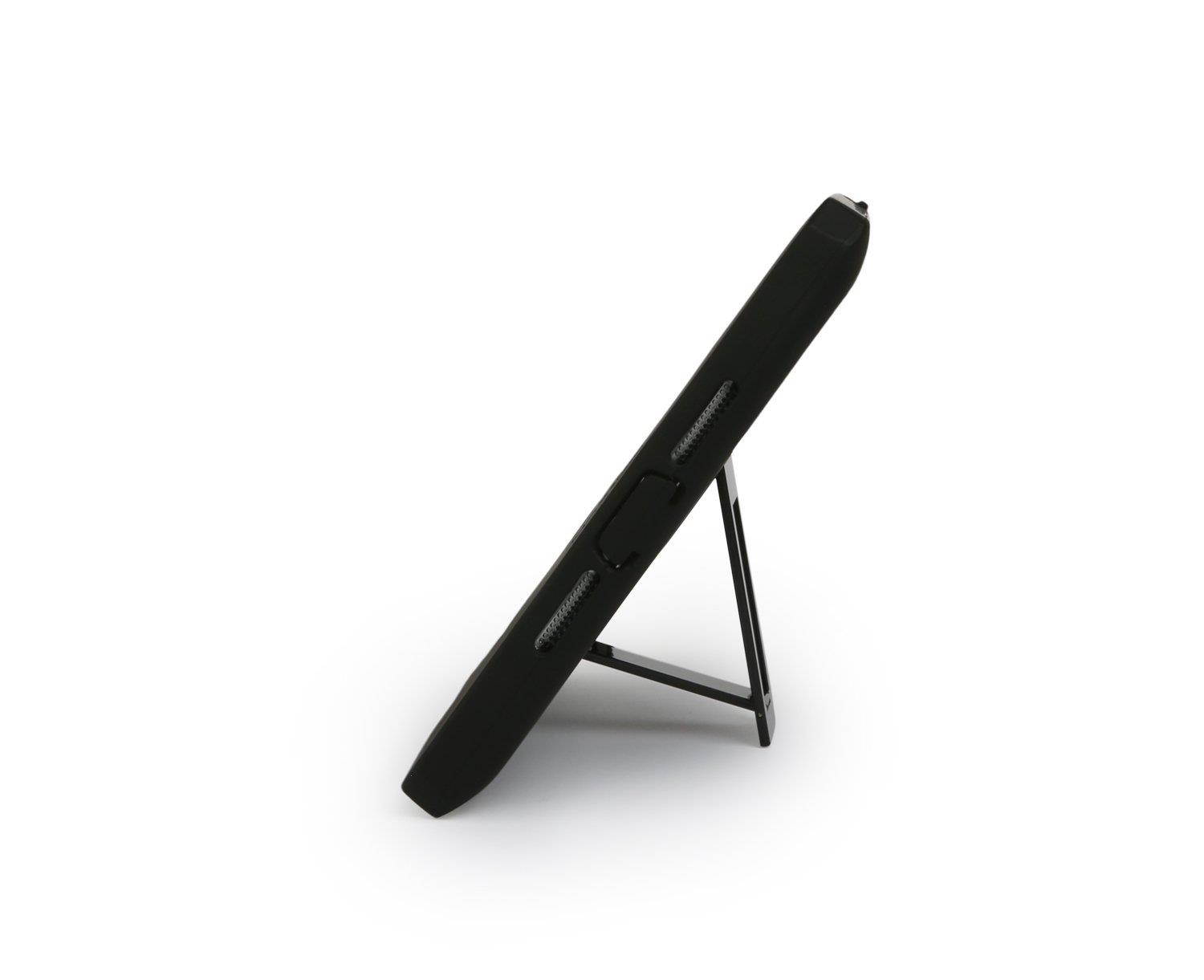 MAX Cases Shield Xtreme-S Case for iPad 5/6 2018 & 2017, Offers Extreme Shock & Impact Protection, Military Grade Triple Protection, Built-in Kickstand & Asset Tag Window - Black