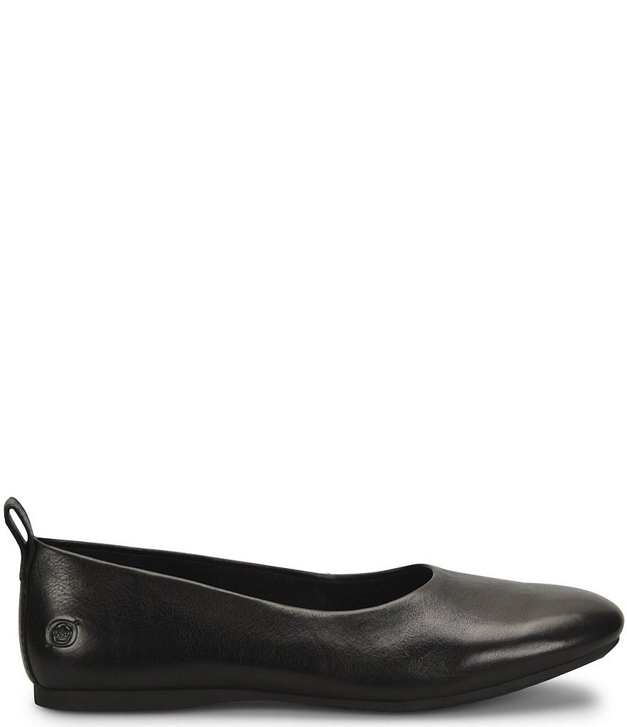 Born Beca Leather Slip-On Flats