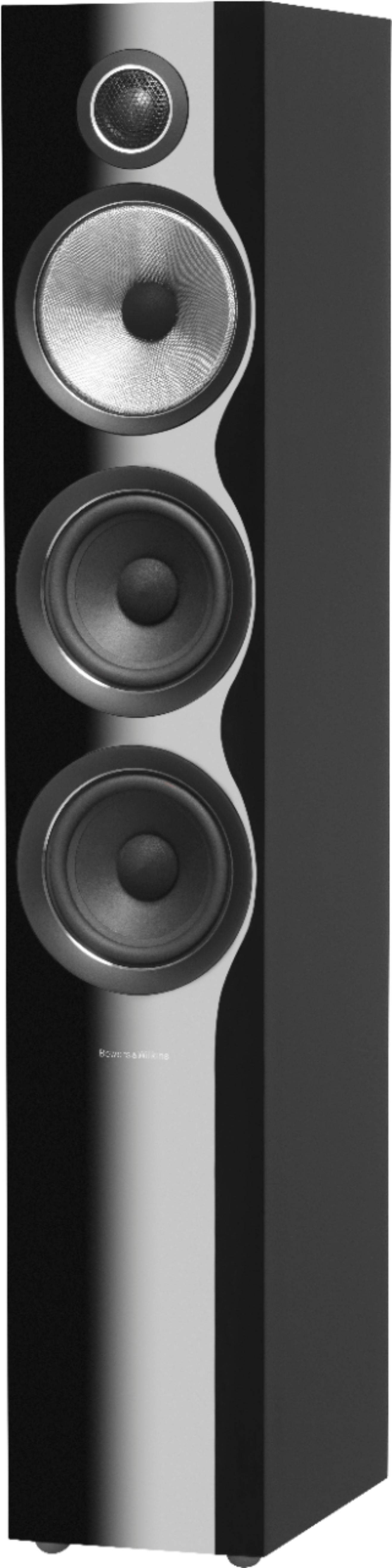 Bowers  and  Wilkins - 700 Series 3-way Floorstanding Speaker w/5" midrange, dual 5" bass (each) - Gloss Black (B&W704S2GLOSSBLACK)