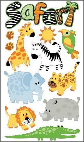 Sticko Classic Stickers-Safari