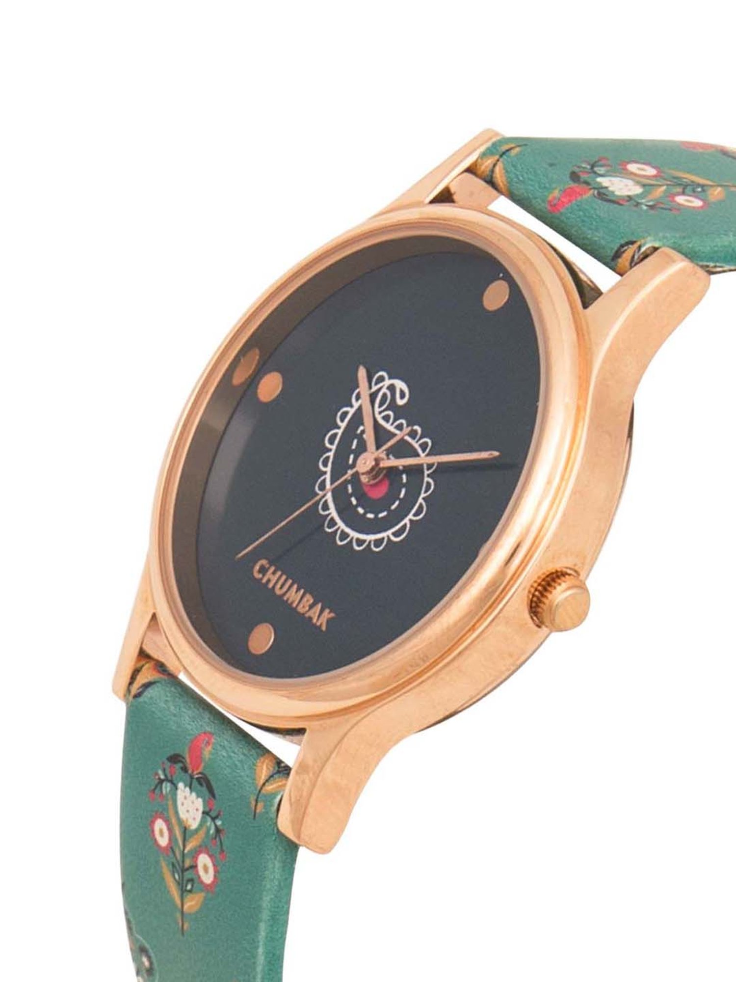 Chumbak NY5 Paisley Garden Analog Watch for Women