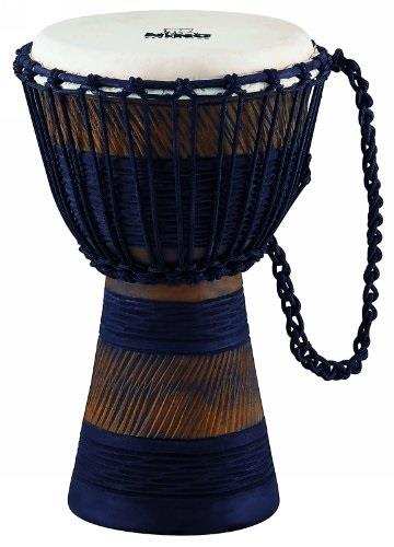 nino percussion ninoadj3s small 8inch african style rope tuned djembe, earth series