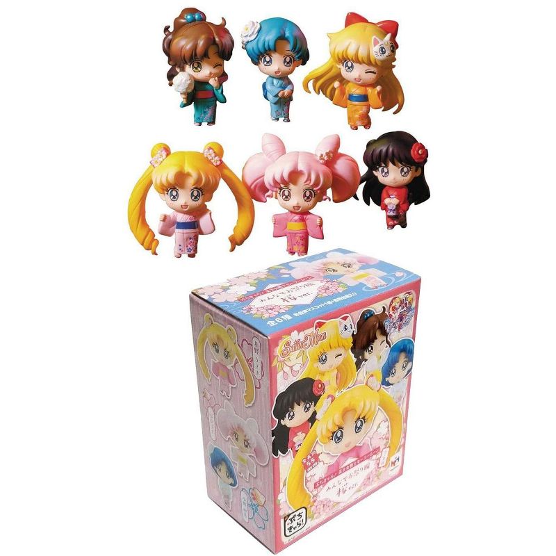 Little Buddy LLC Sailor Moon Series 1 Blind Box Petit Chara Mini Figure, One Random