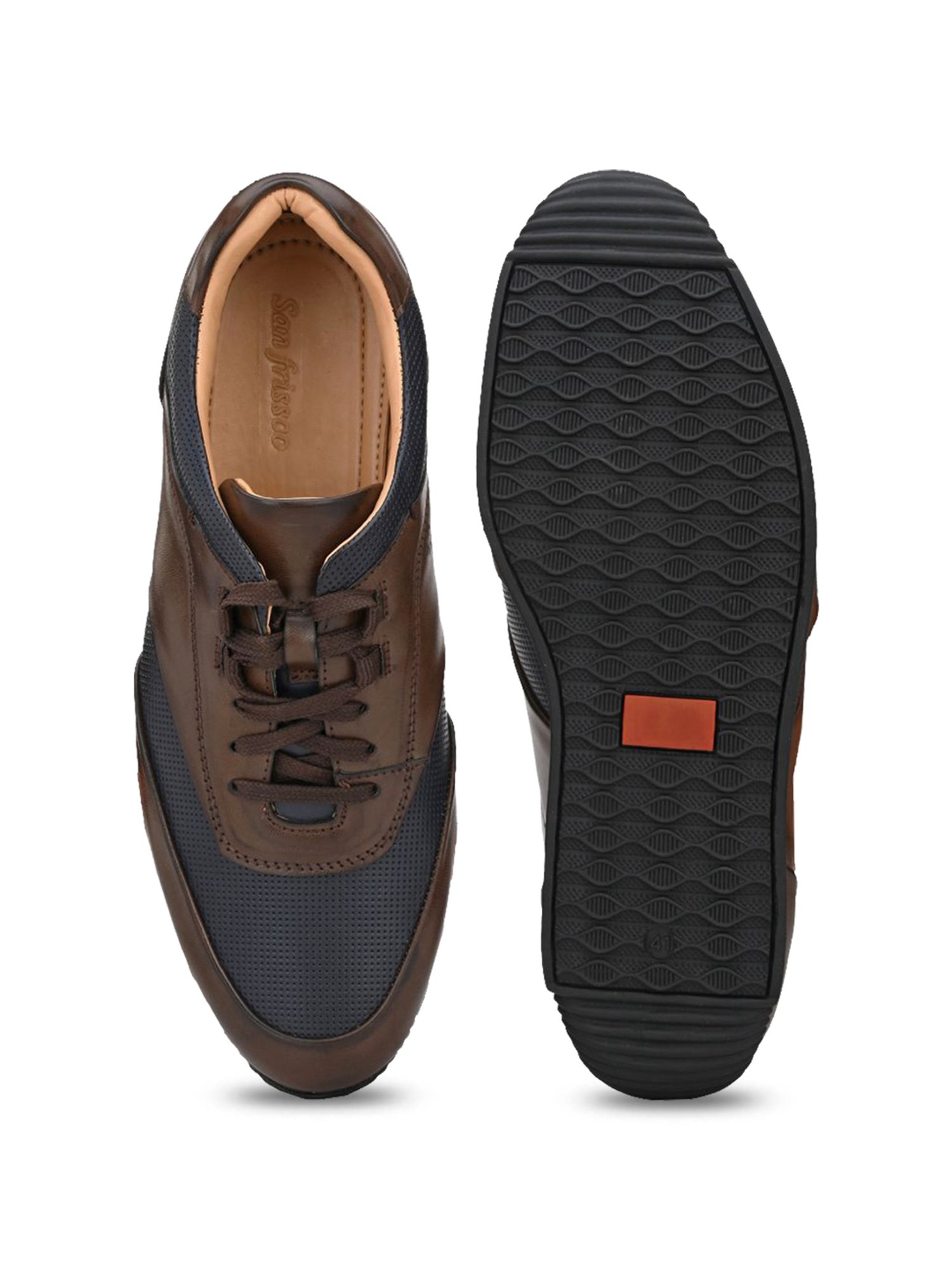 San Frissco Brown & Navy Sneakers