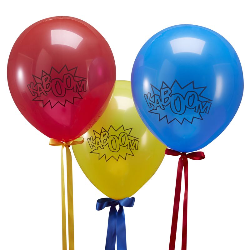 10ct Comic Superhero Balloons