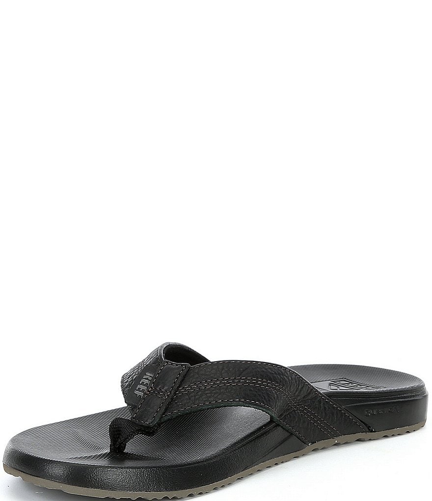 Reef Men's Cushion Bounce Phantom Leather Flip Flops