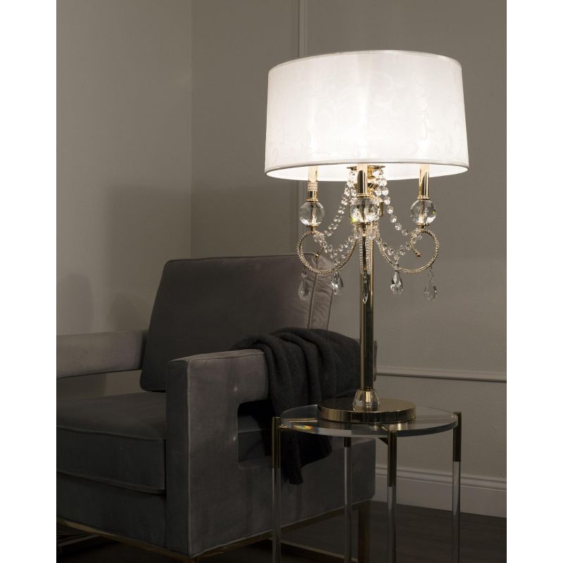 OK Lighting 32.5"H Aurora Table Lamp
