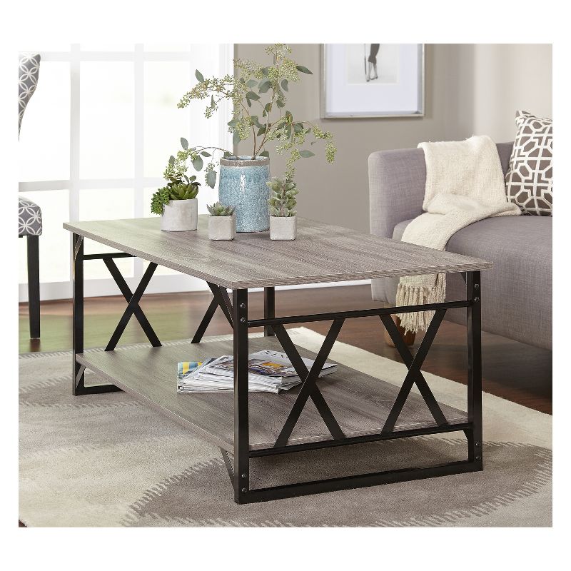 Seneca XX Cocktail Table Black/Gray - Buylateral