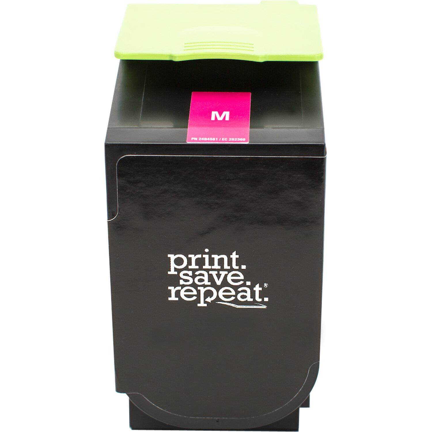 Print.Save.Repeat. Lexmark 801HM Magenta High Yield Toner Cartridge for CX410, CX510 [3,000 Pages]