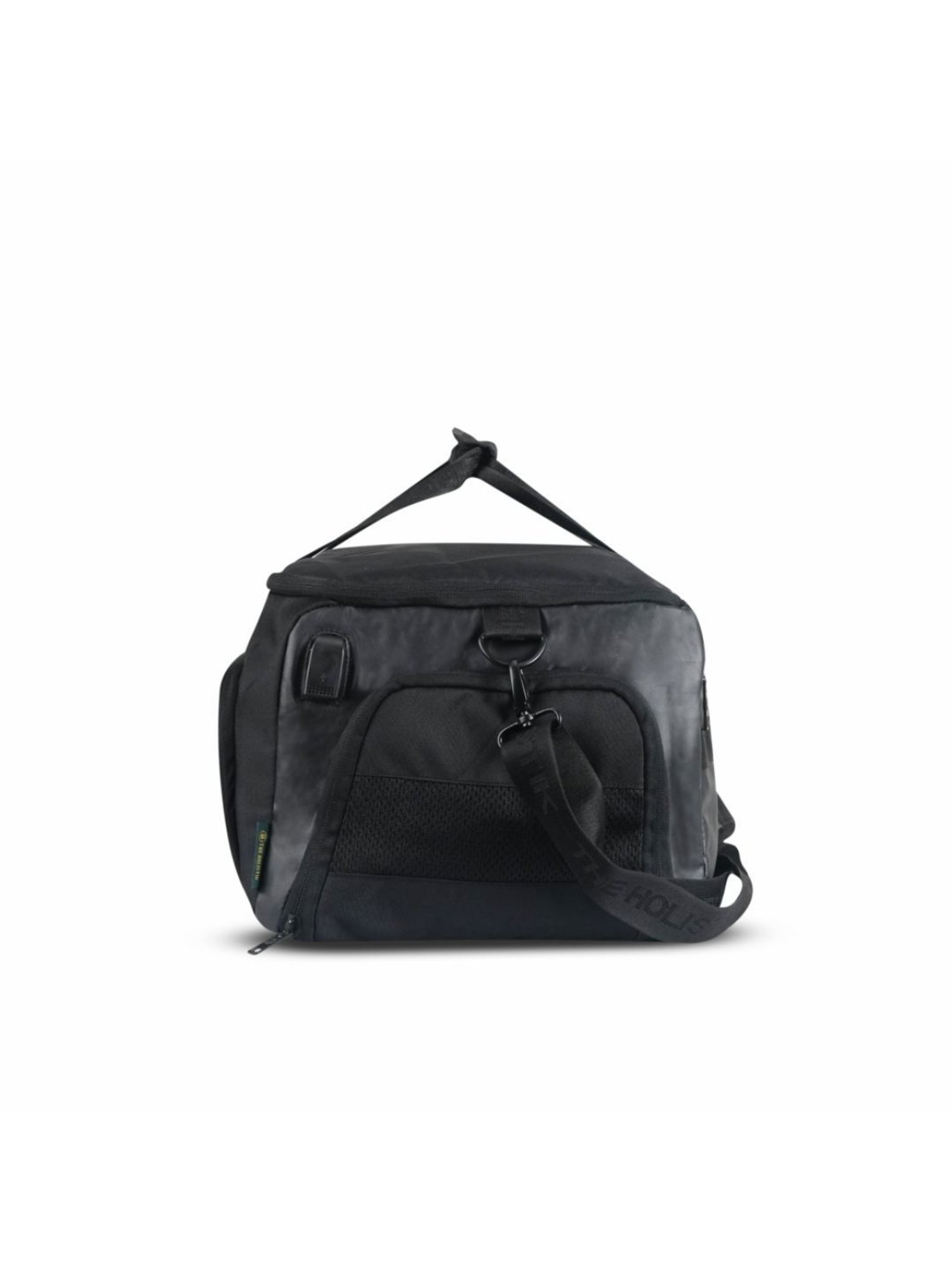 THE HOLISTIK Black Large Wanderer Expandable Duffel Bag