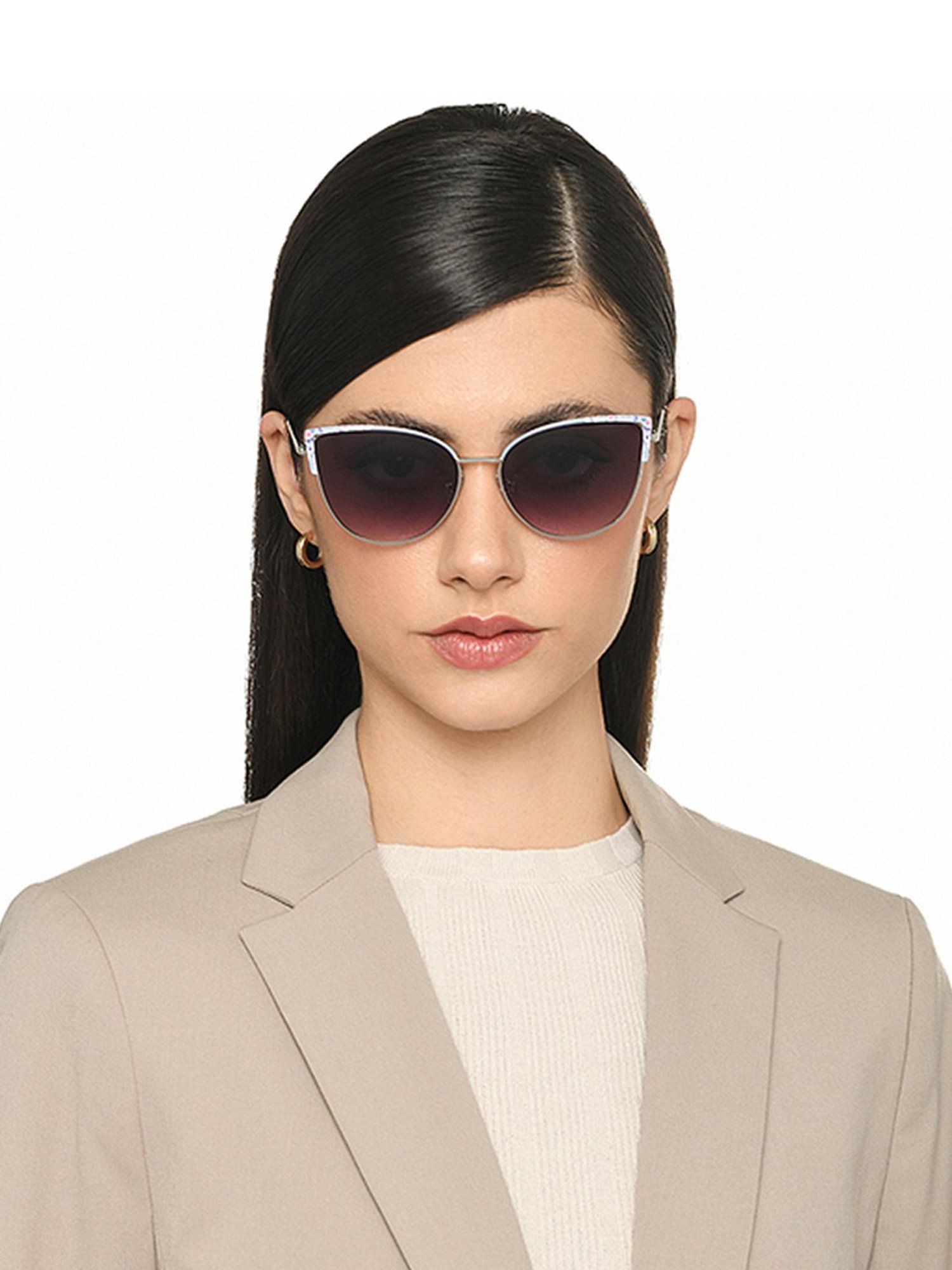 Vincent Chase Purple Cat Eye UV Protection sunglasses For Women