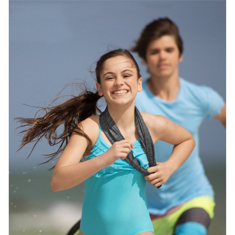 HydroActive Premium Towel - Charcoal Spacedye Large