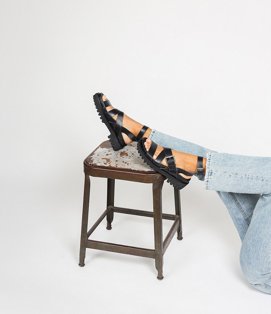 Sam Edelman Eleanora Leather Ankle Wrap Sandals