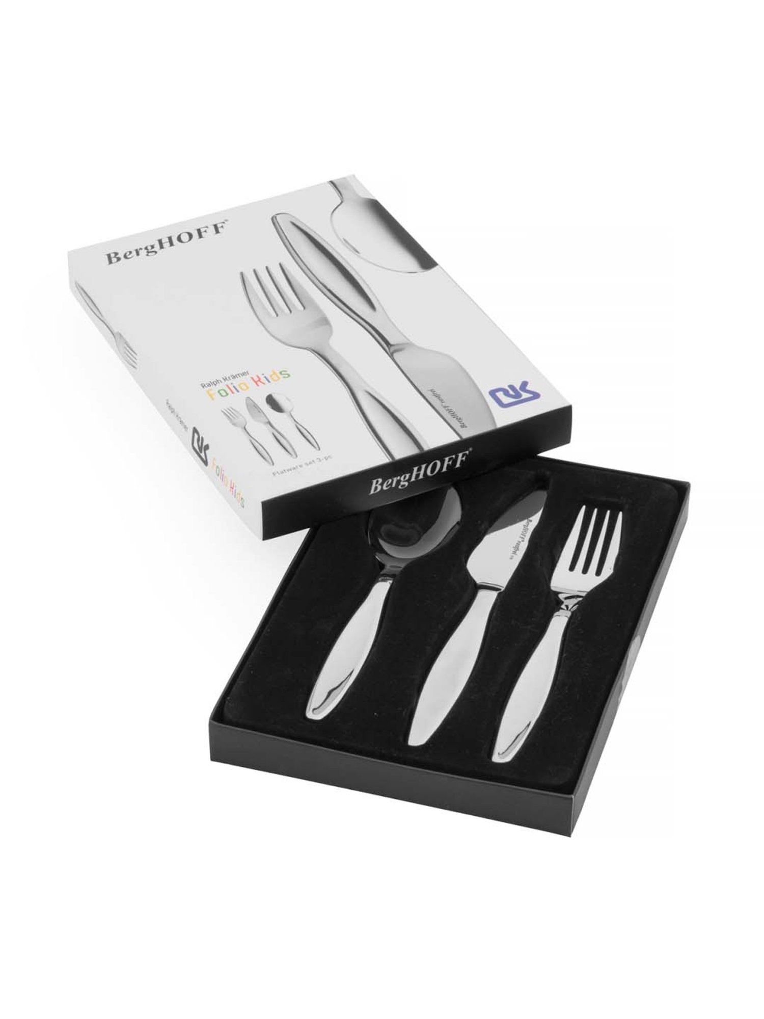 BERGHOFF Essentials Silver Stainless Steel Cutleries - Set of 3