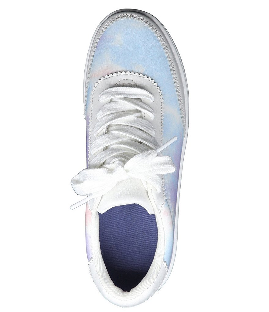 Splendid Freya Tie-Dye Leather Lace-Up Sneakers