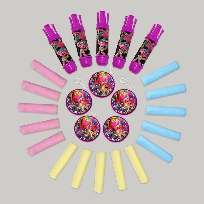 25ct Trolls YoYo & Chalk Bundle - Bullseye's Playground™