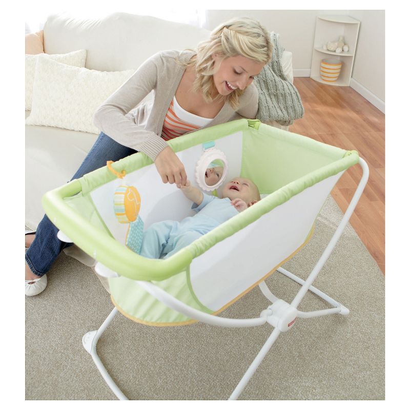 Fisher-Price Rock With Me Bassinet - Green