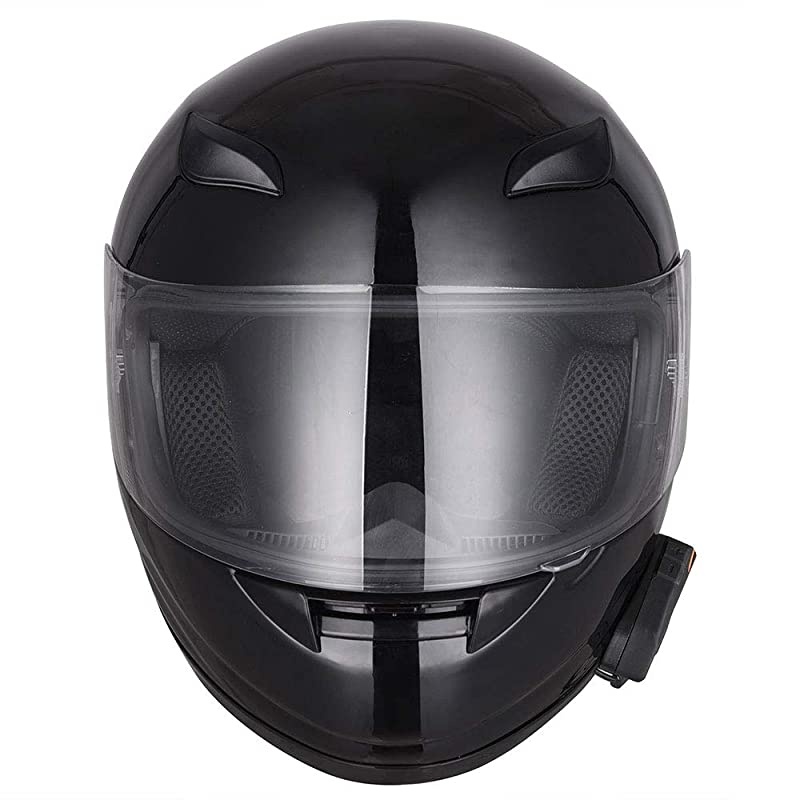 RunB Bluetooth Motorcycle Modular Helmet Full Face with Wireless Headset Hands Free Intercom MP3 FM DOT