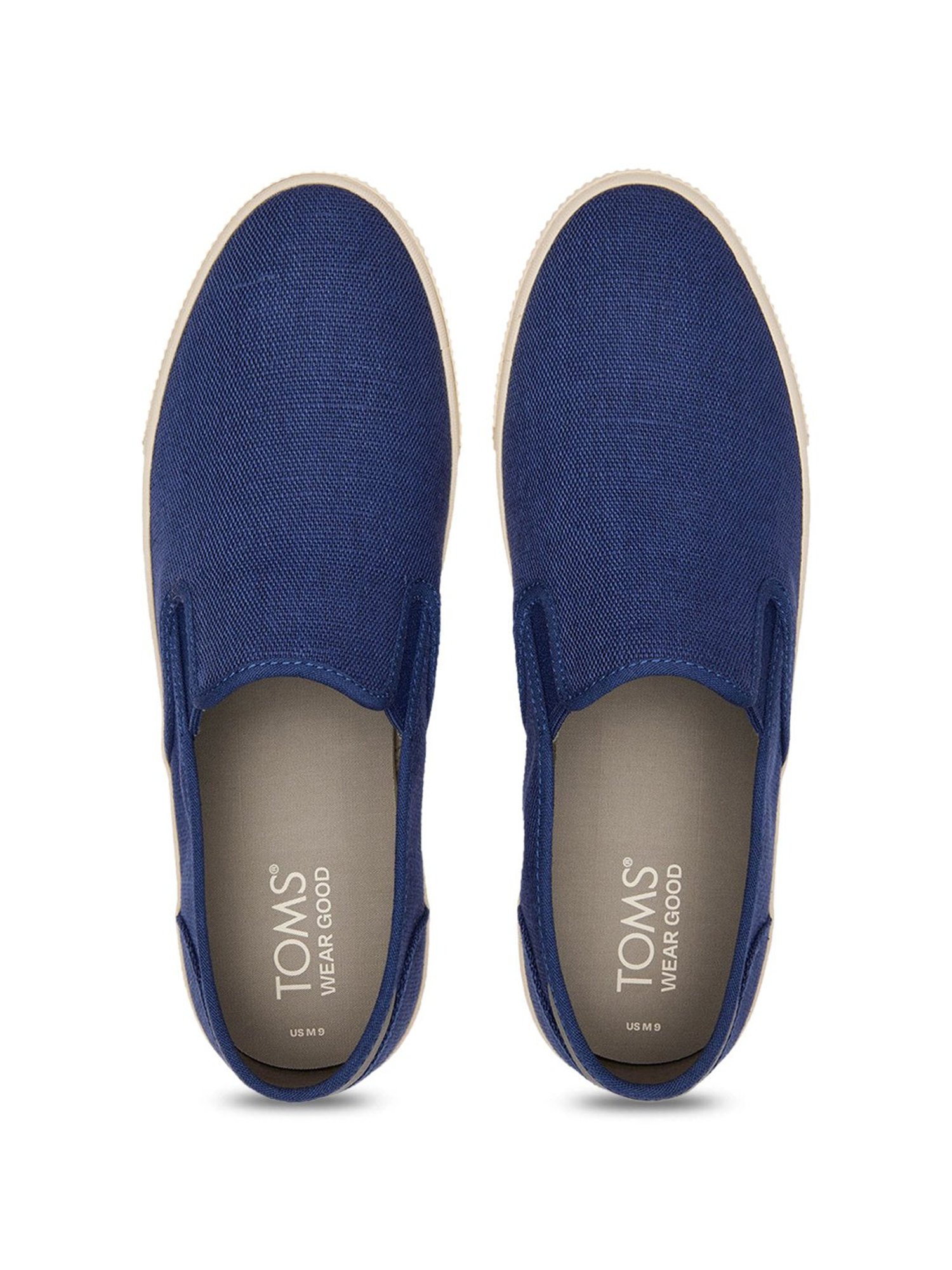 TOMS Men's Baja Blue Plimsolls