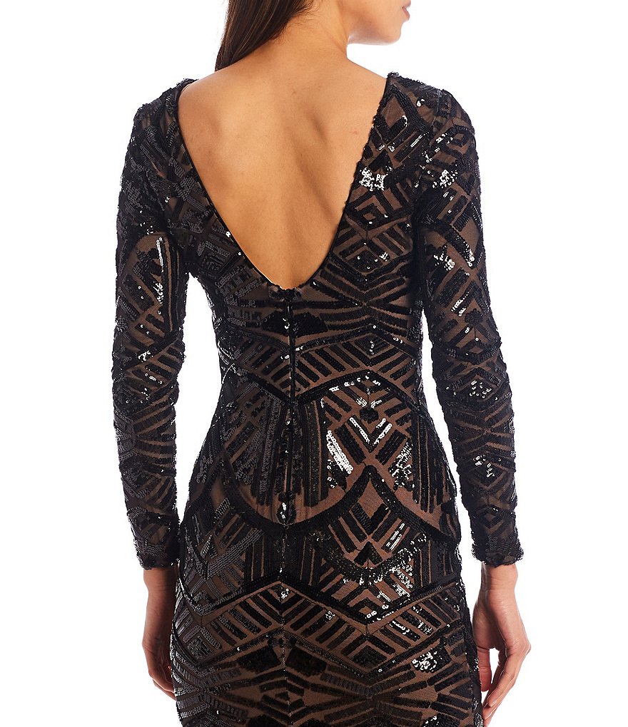 Dress the Population Emery Sequin Sheath Cocktail Dress