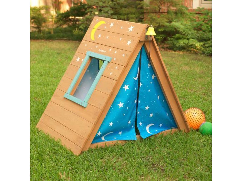 KidKraft A-Frame Hideaway & Climber Tent