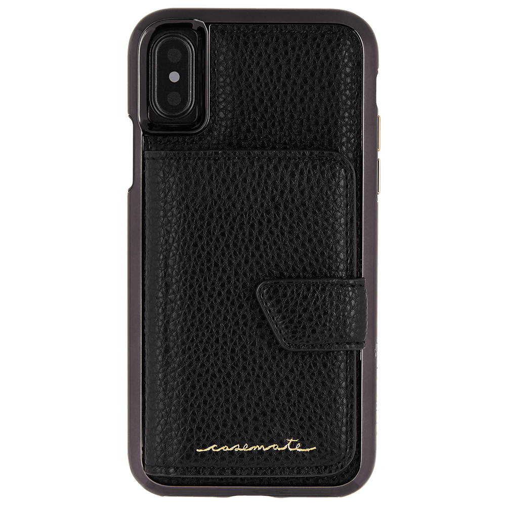 Case-Mate Compact Mirror Series Case Cover for Apple iPhone X 10 - Black