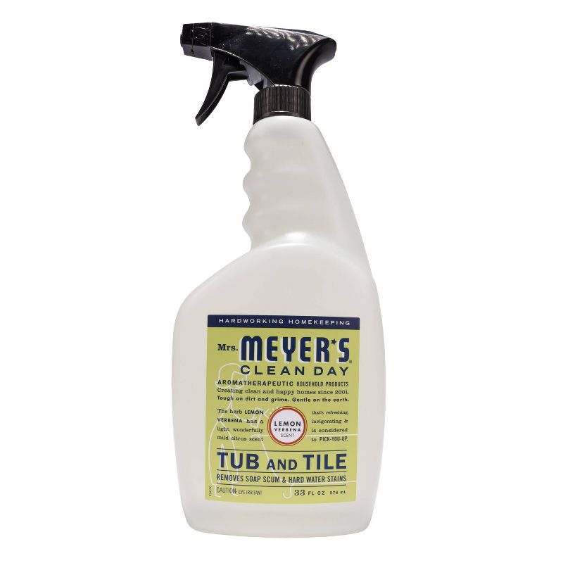 Mrs. Meyer's Lemon Verbena Tub and Tile Spray Cleaner - 33 fl oz
