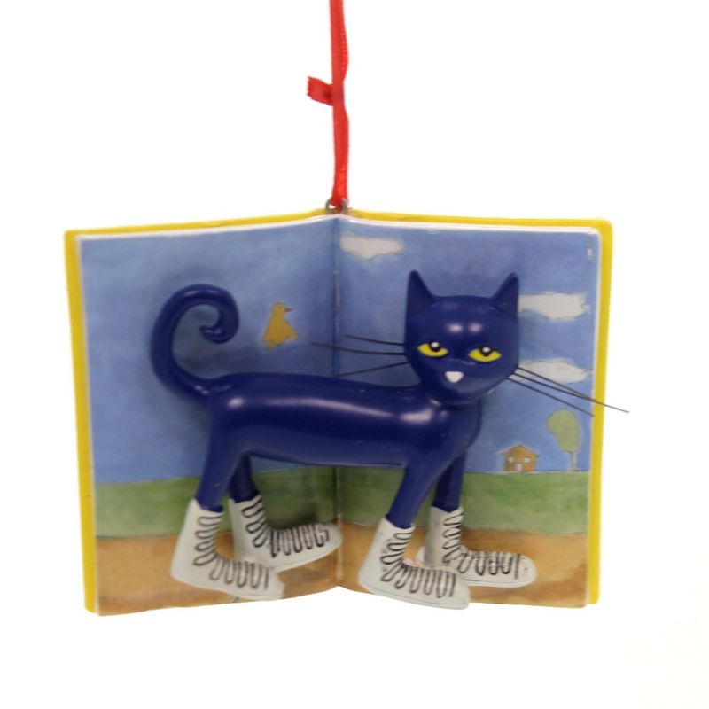 Holiday Ornaments 2.5" Pete The Cat I Love White Shoes Christmas James Dean  -  Tree Ornaments