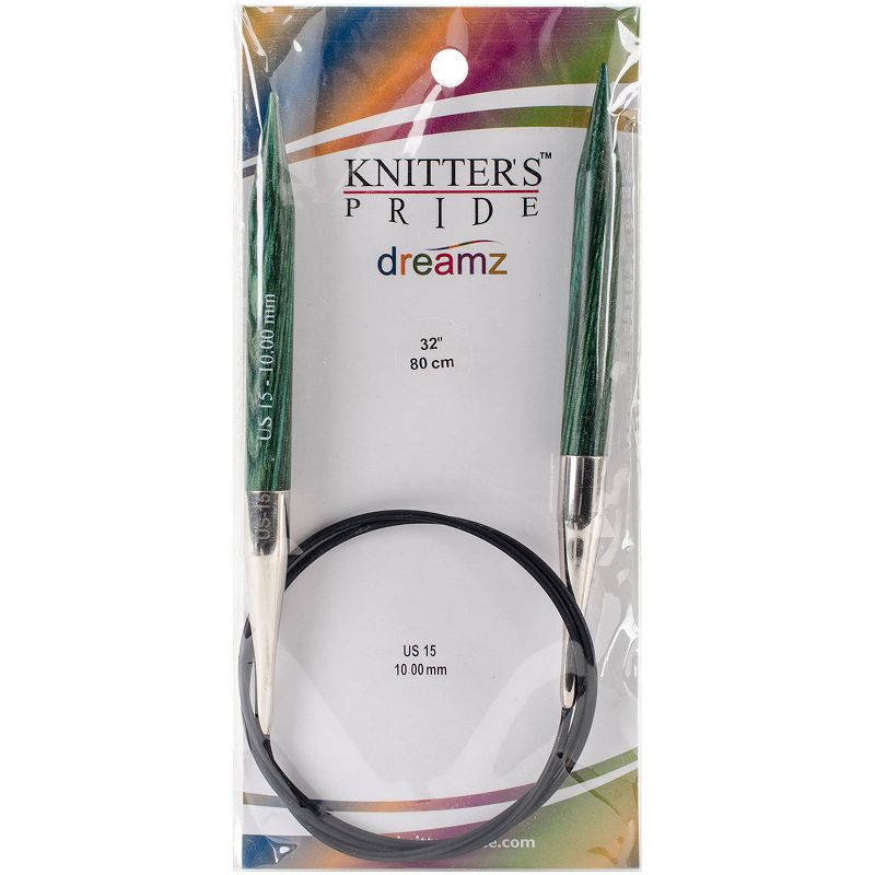 Knitter's Pride-Dreamz Fixed Circular Needles 32"-Size 15/10mm