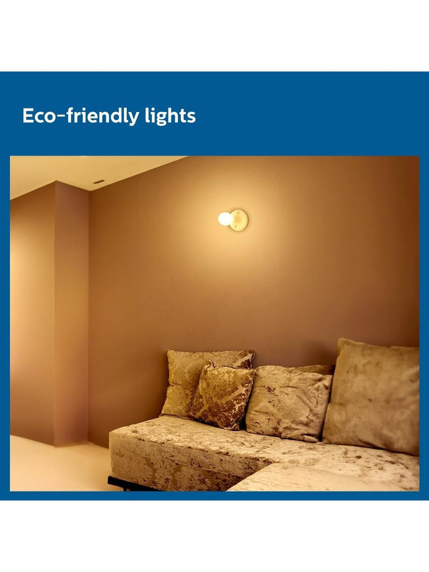 Philips 18-Watt B22 AceBright High Wattage LED Light Bulb for Home Pack of 2 (Warm White)