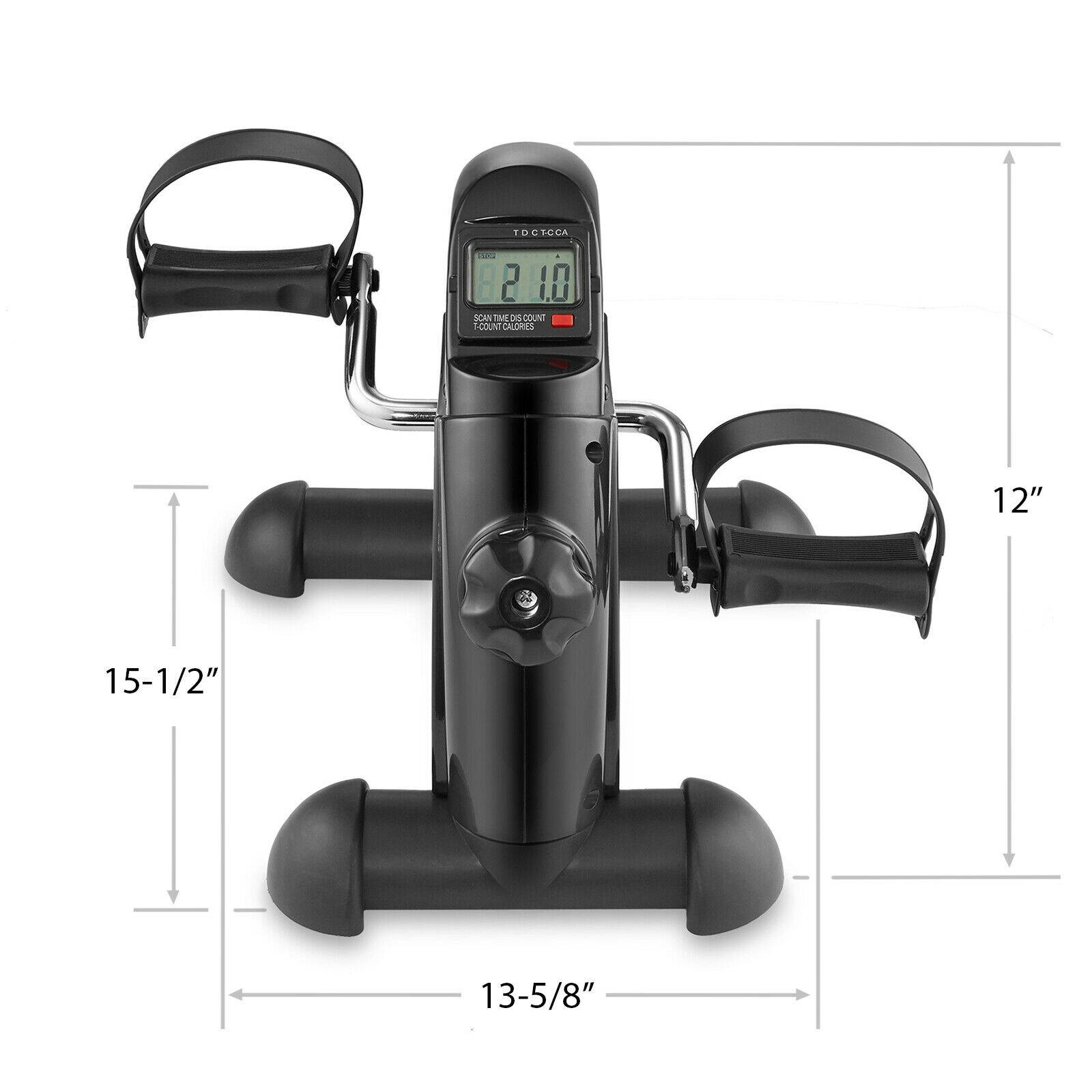 Under Desk Stonary Exercise Bike  - Portable Arm Leg Foot Pedal Exerciser