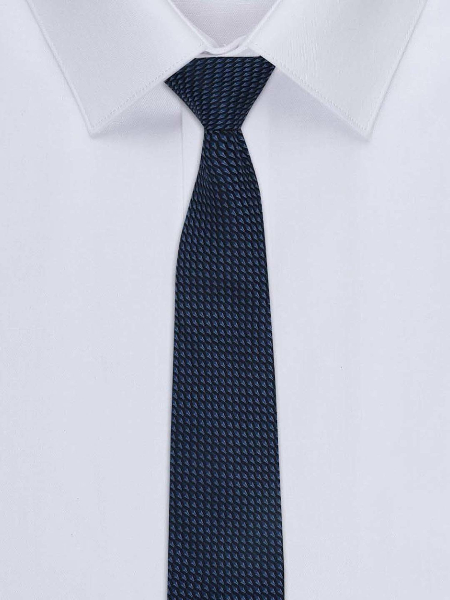 CHOKORE Yellow and Blue Printed Tie