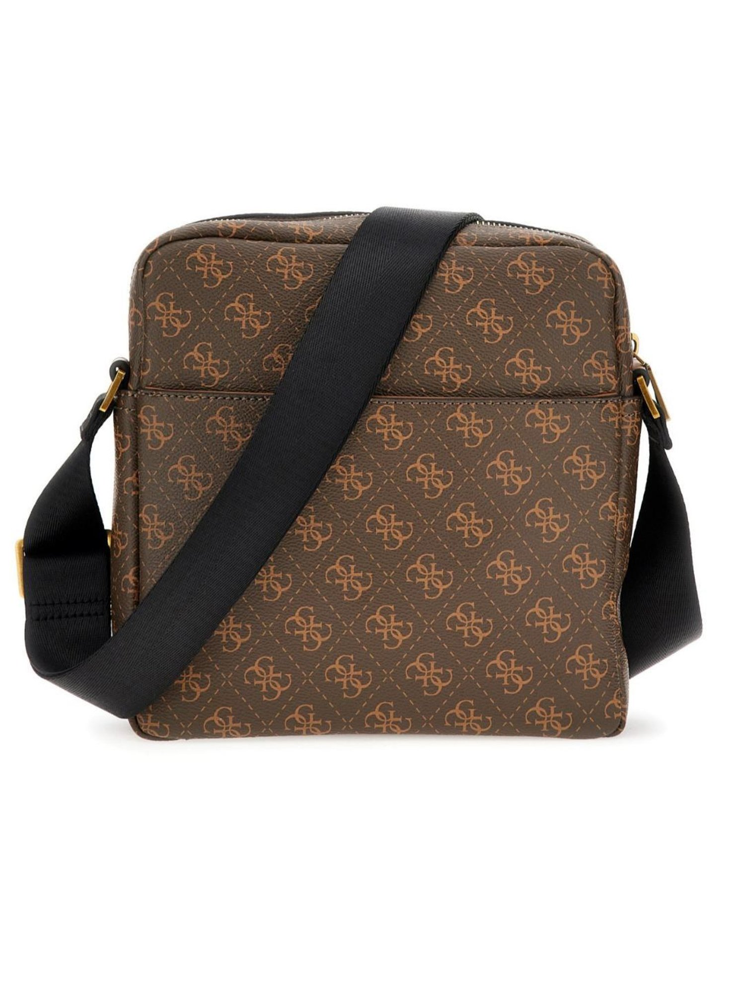 GUESS Brown VEZZOLA Printed Medium Cross Body Bag