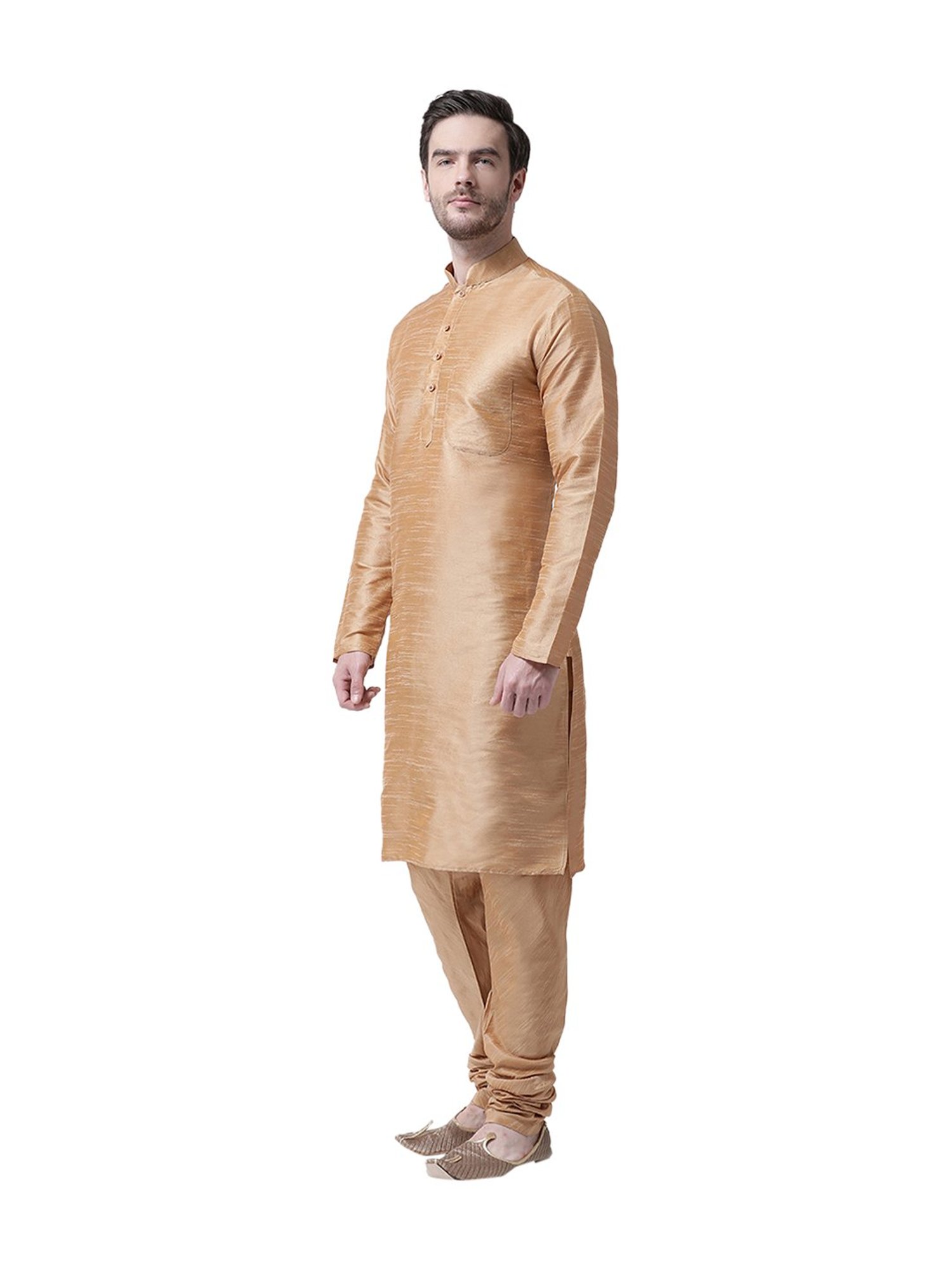 SG LEMAN Beige Regular Fit Kurta Set