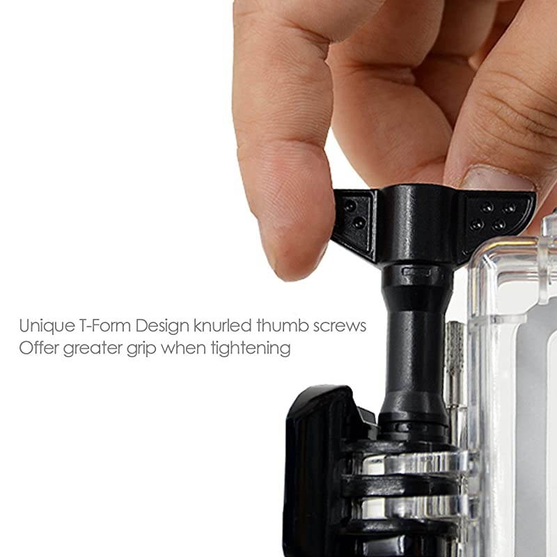 Housing Case Compatible with GoPro Hero 7 Hero 6 Hero 5 Black Hero 2018 Waterproof Case Diving Protective Housing Shell 45m with Bracket Accessories, Compatible with Go Pro Hero7 Hero6 Hero5